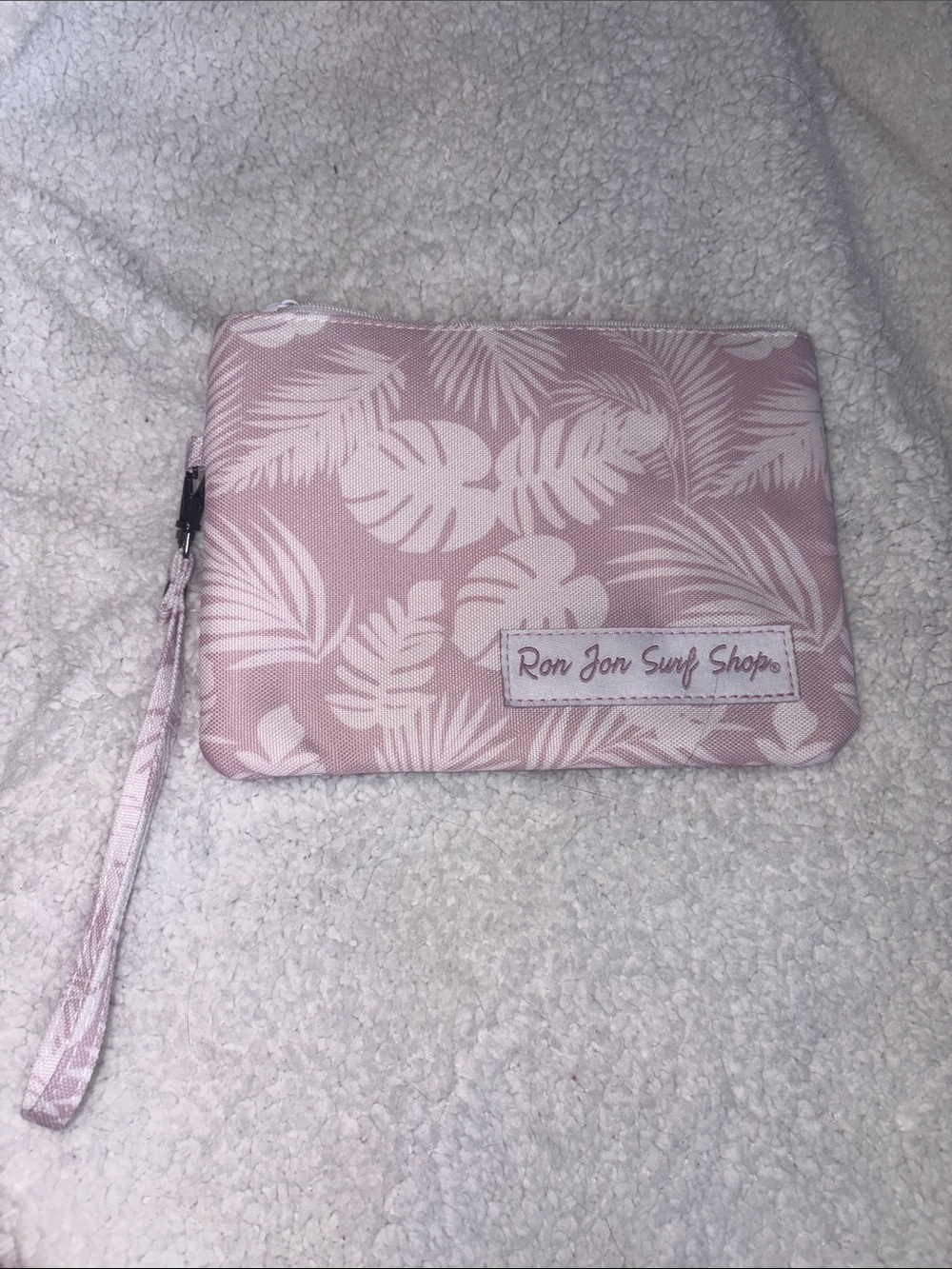 Ron Jon Surf Shops Pink Tropical Wristlet Clutch